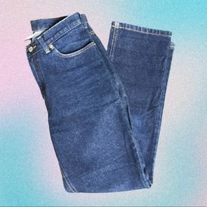 Vintage High Waist Dark Wash Mom Jean Ralph Lauren